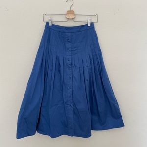 Antonio Melani Pleated Midi Skirt